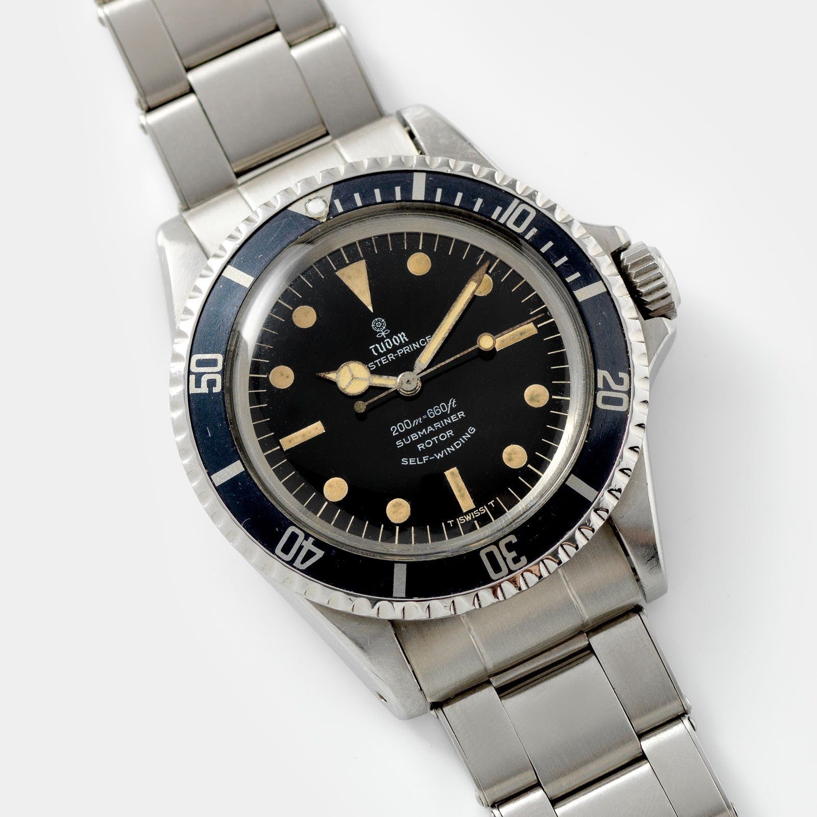 Tudor Submariner Ref 7928 Gilt Minute Track