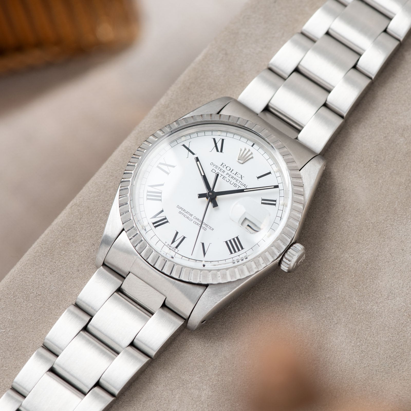 Rolex Datejust Reference 16030 White Buckley Dial