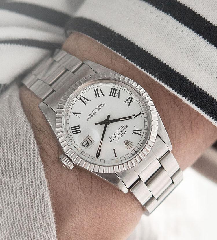 Rolex Datejust Reference 16030 White Buckley Dial