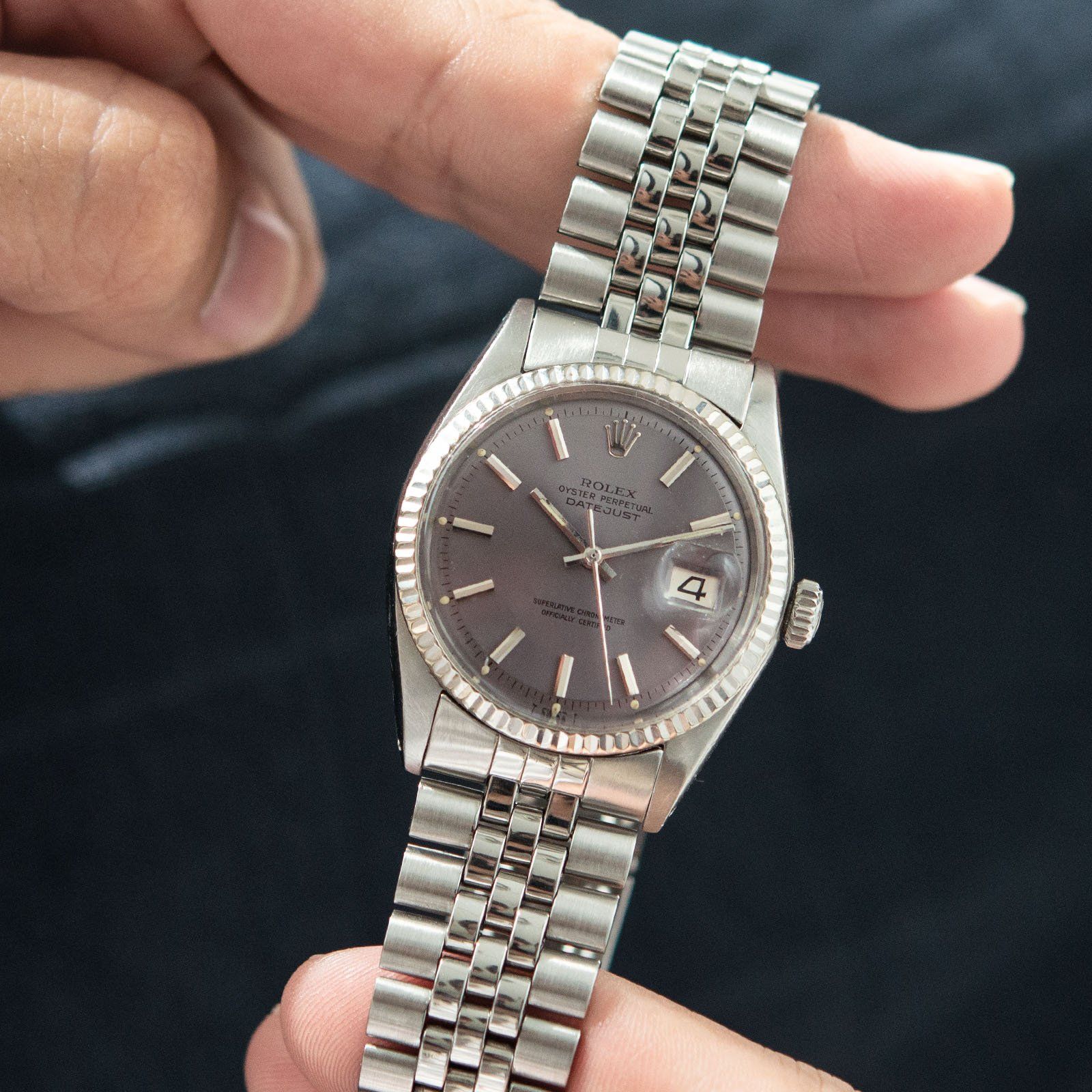 Rolex Datejust 1601 Lavender Colour Change Dial