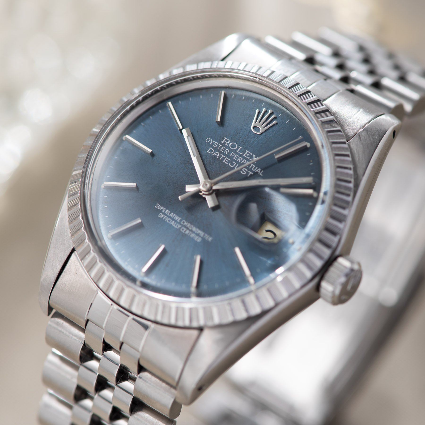 Rolex Datejust Blue Soleil Dial 16030