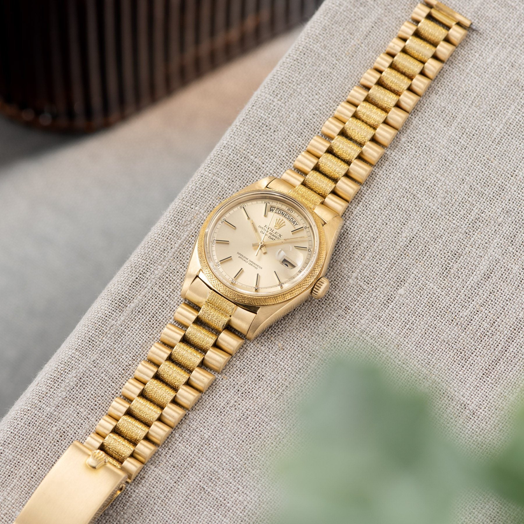 Rolex Day Date Yellow Gold Morellis Finish 1811