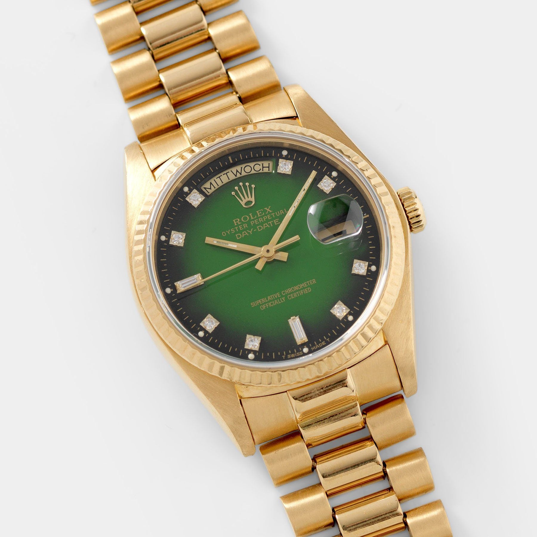 Rolex Day-Date Green Dégradé Dial 18038