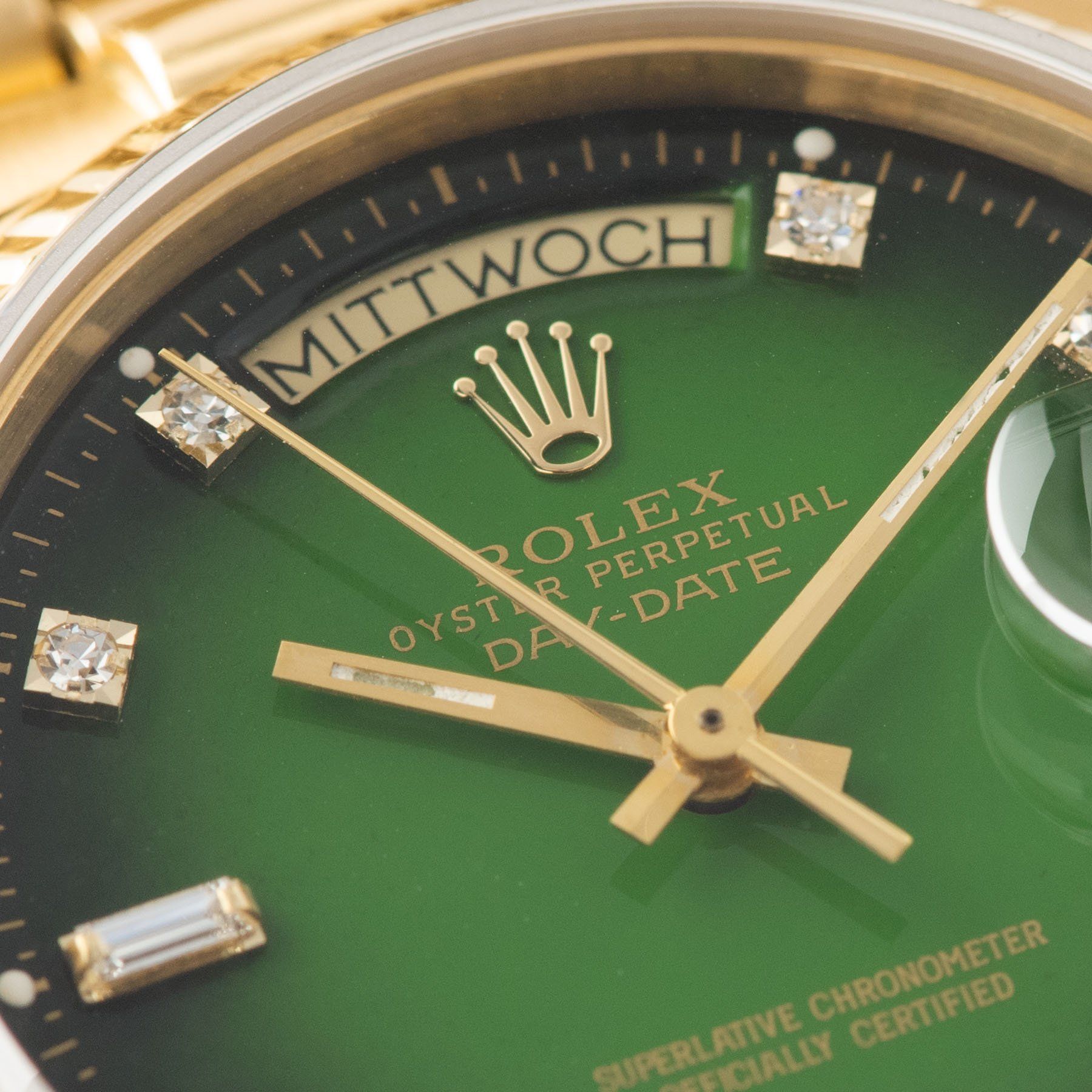 Rolex Day-Date Green Dégradé Dial 18038