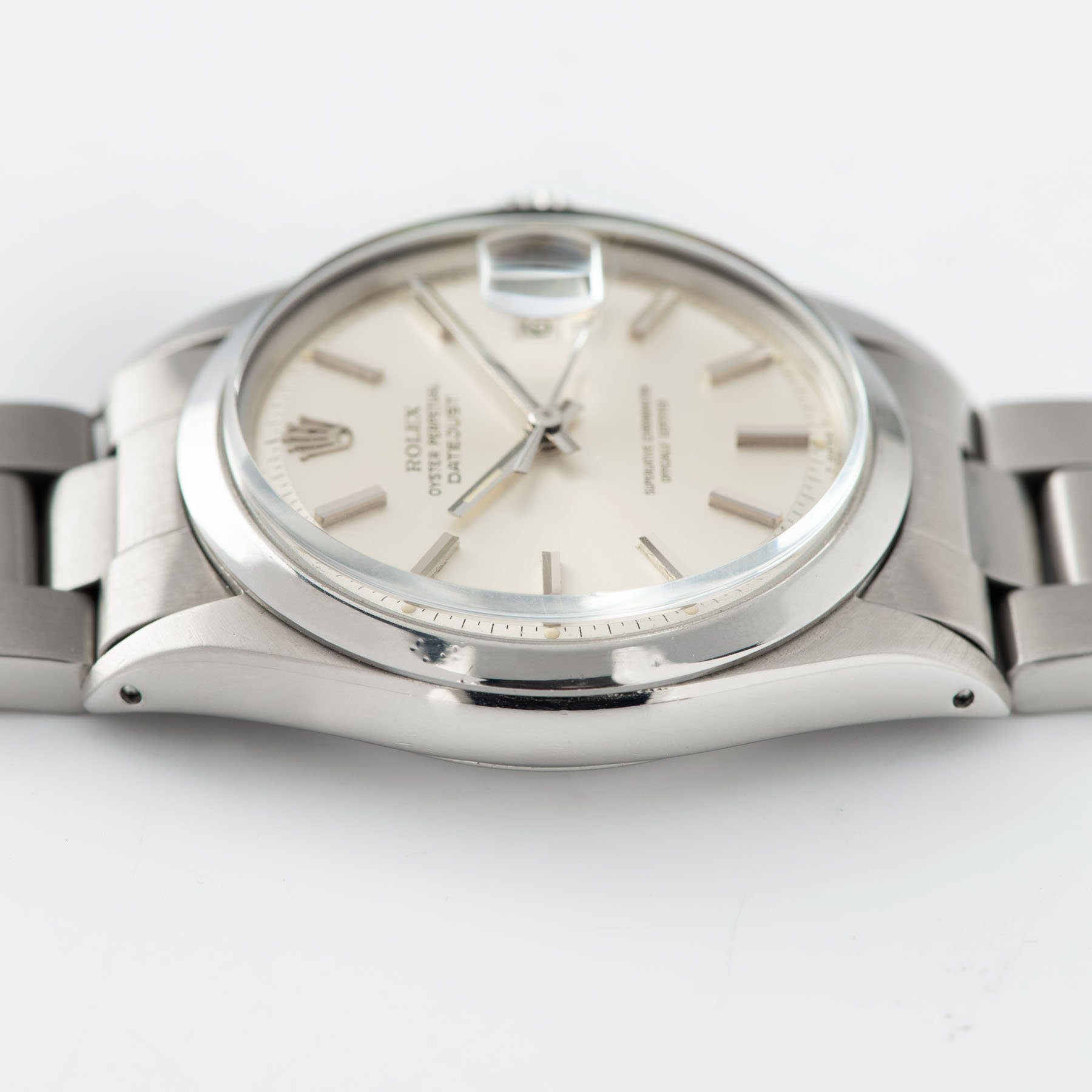 Rolex Datejust Reference 1600 Silver Dial