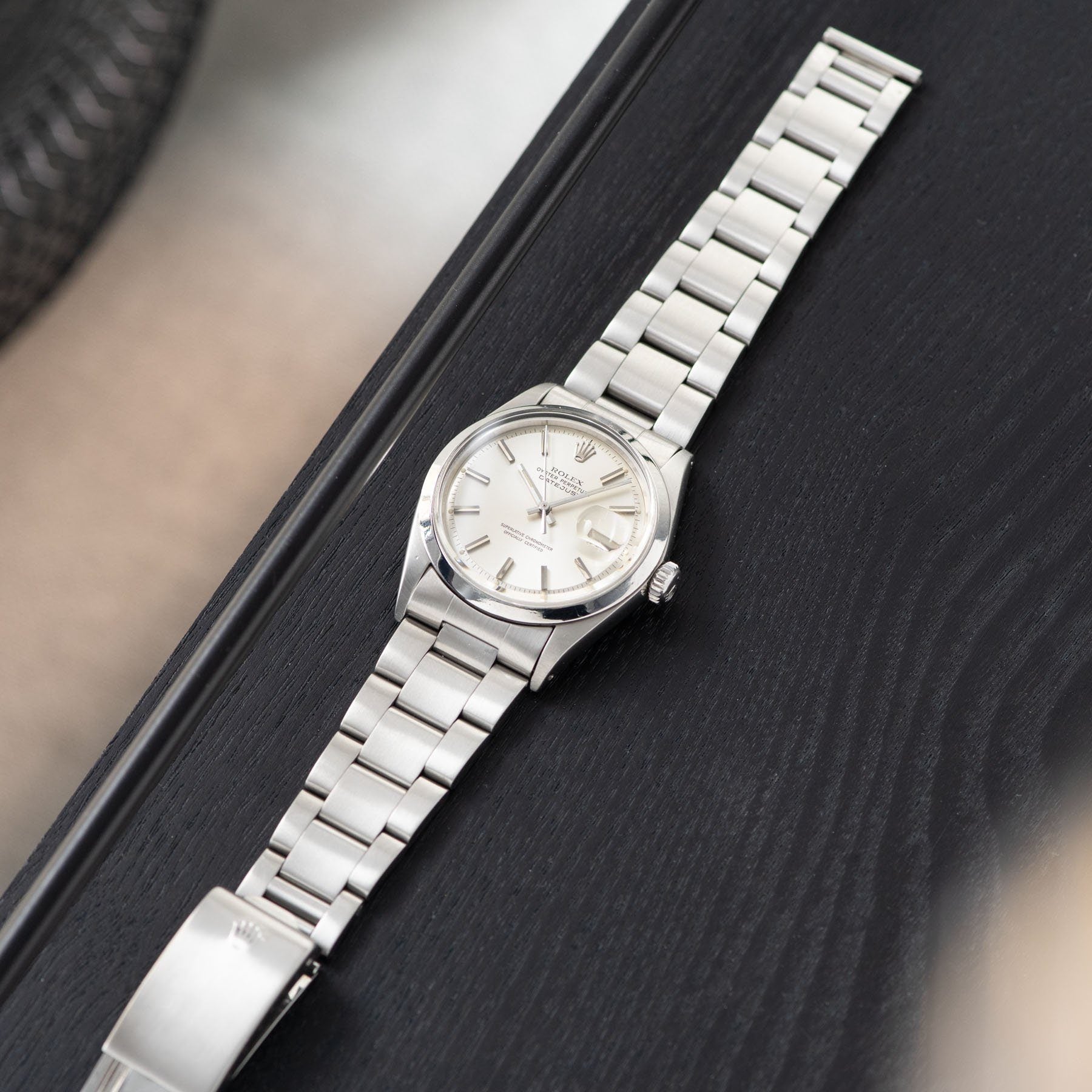 Rolex Datejust Reference 1600 Silver Dial