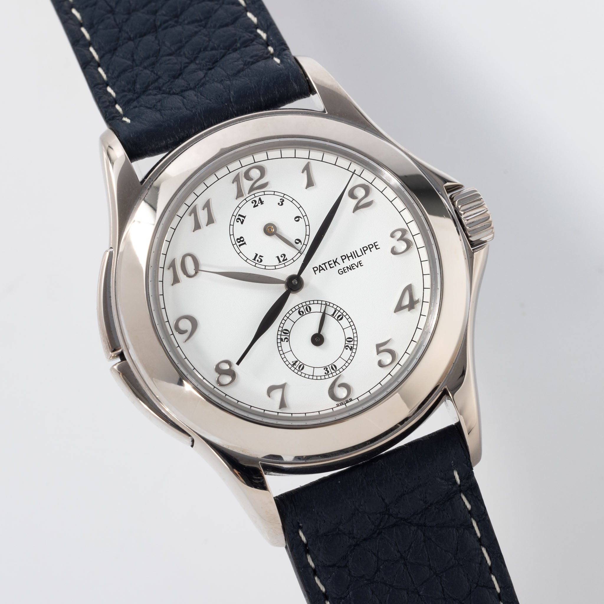 Patek Philippe Calatrava Travel Time 5134 White Gold Breguet Numerals