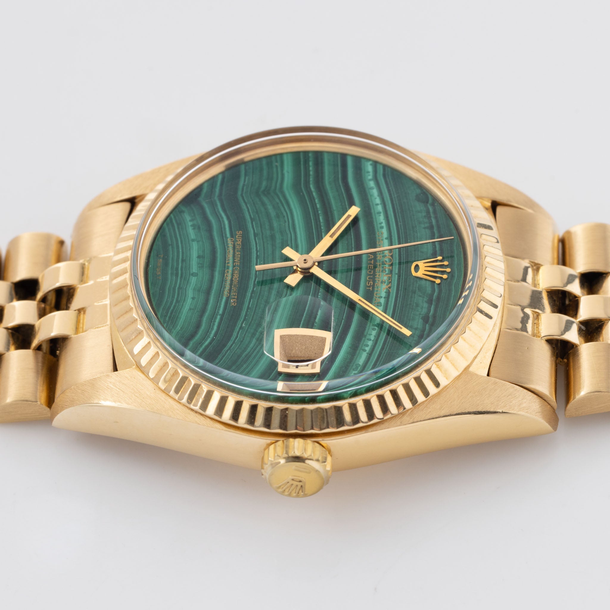 Rolex Datejust 1601/8 Malachite stone dial