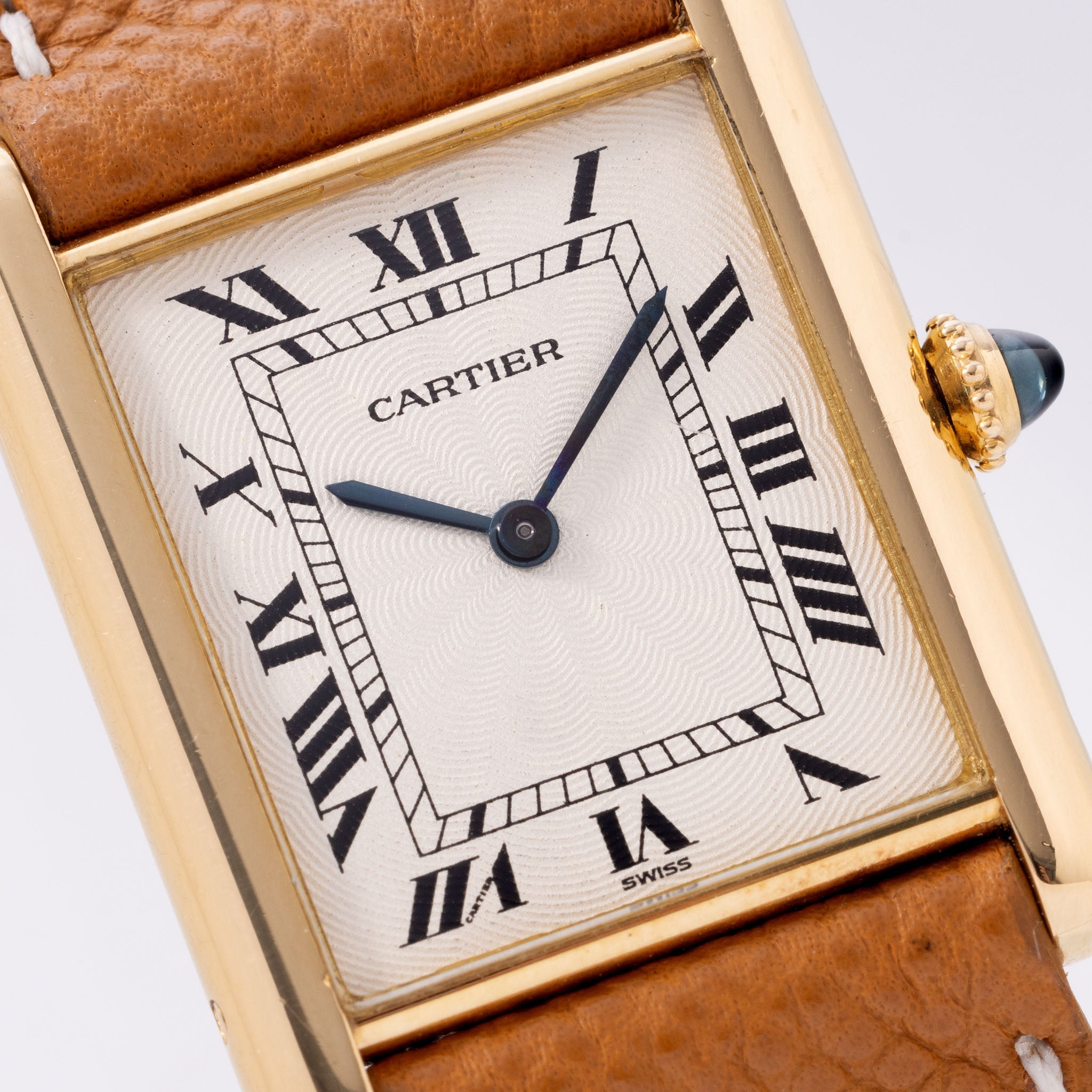 Cartier Tank Louis 18kt Yellow Gold Mechanical Movement 1990s