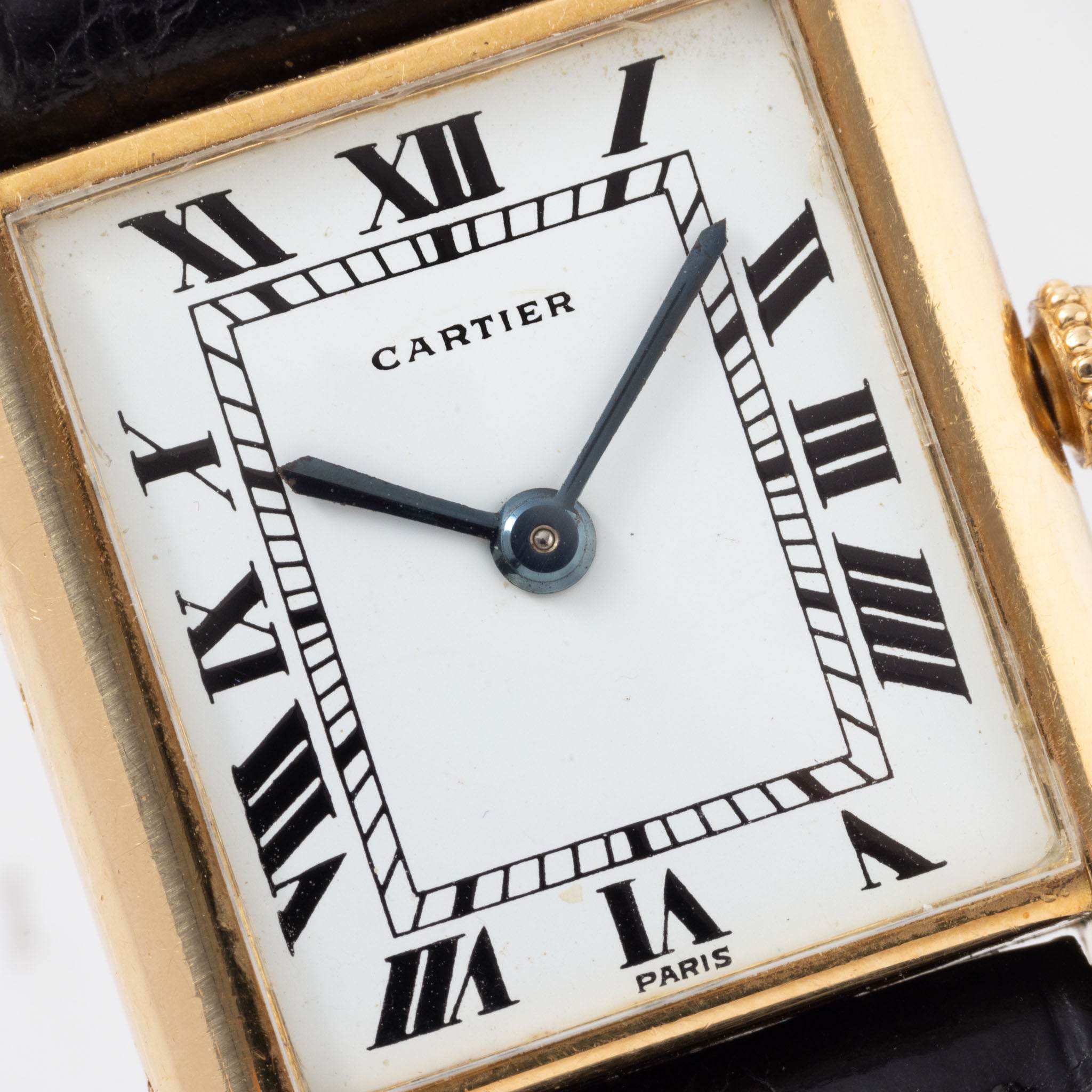 Cartier Tank Louis 18kt gold "Paris dial" Jaeger Movement 1960s