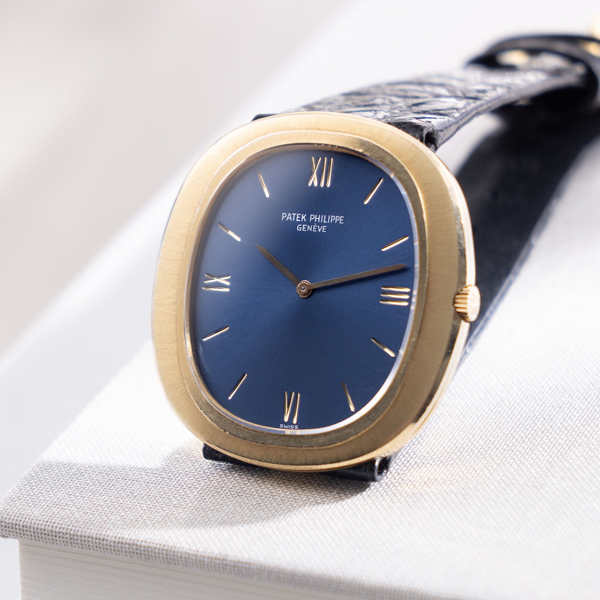 Patek Phillipe Ellipse Yellow Gold Ref 3589 ultra thin