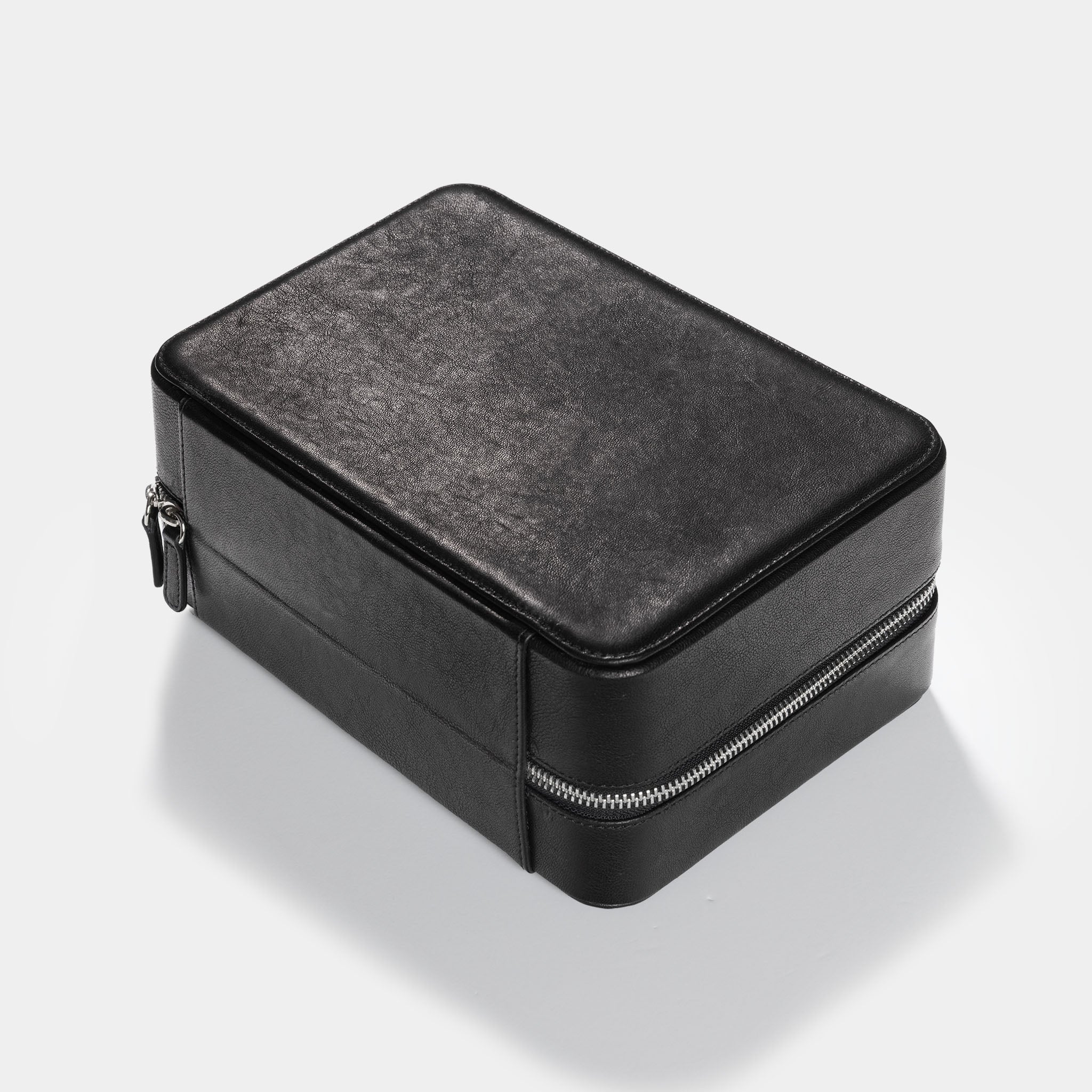 Black Luxury Leather Watch Box by JPM