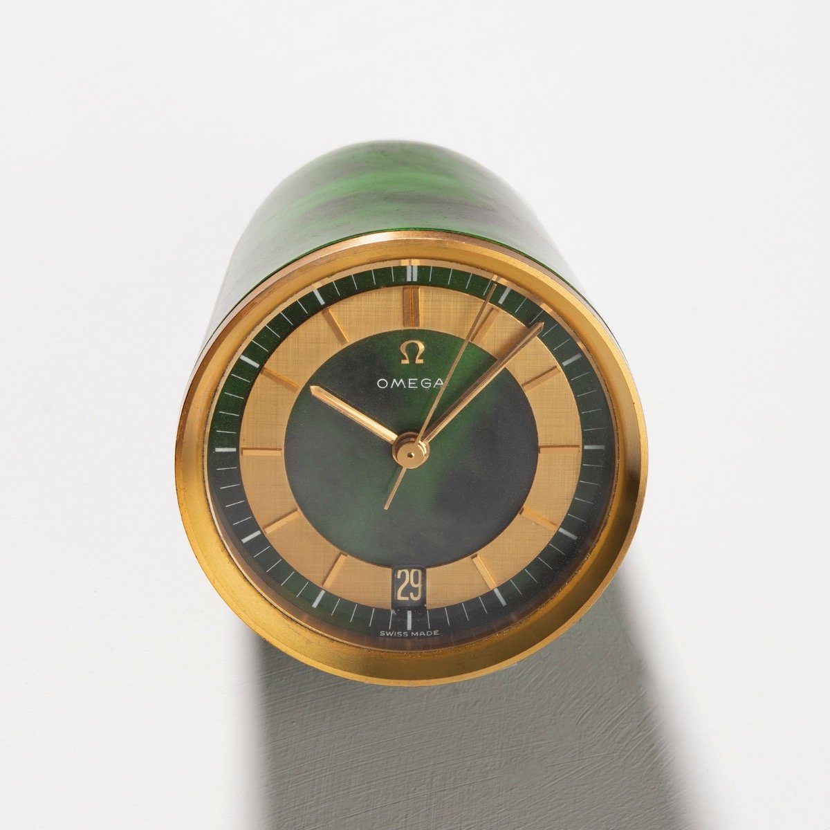 1960s Omega Rocket Line Electromechanical Table Clock