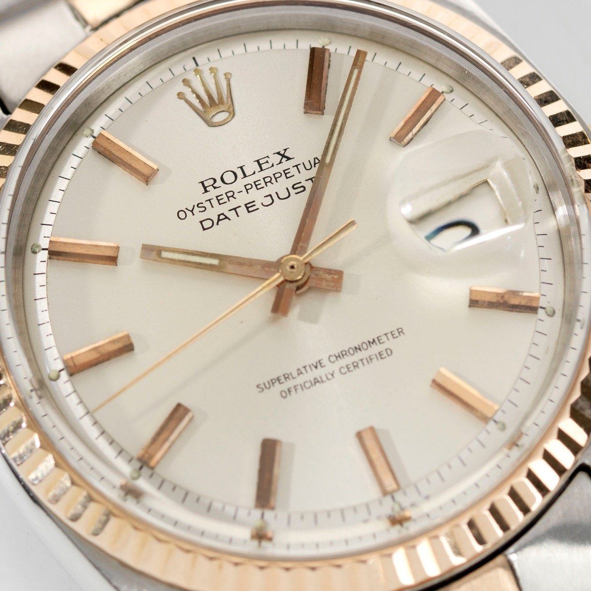 Rolex Datejust Two Tone ‘Rose’ Gold 1601