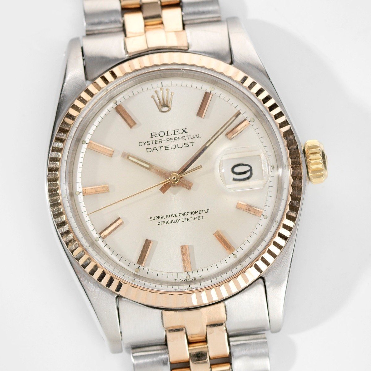 Rolex Datejust Two Tone ‘Rose’ Gold 1601