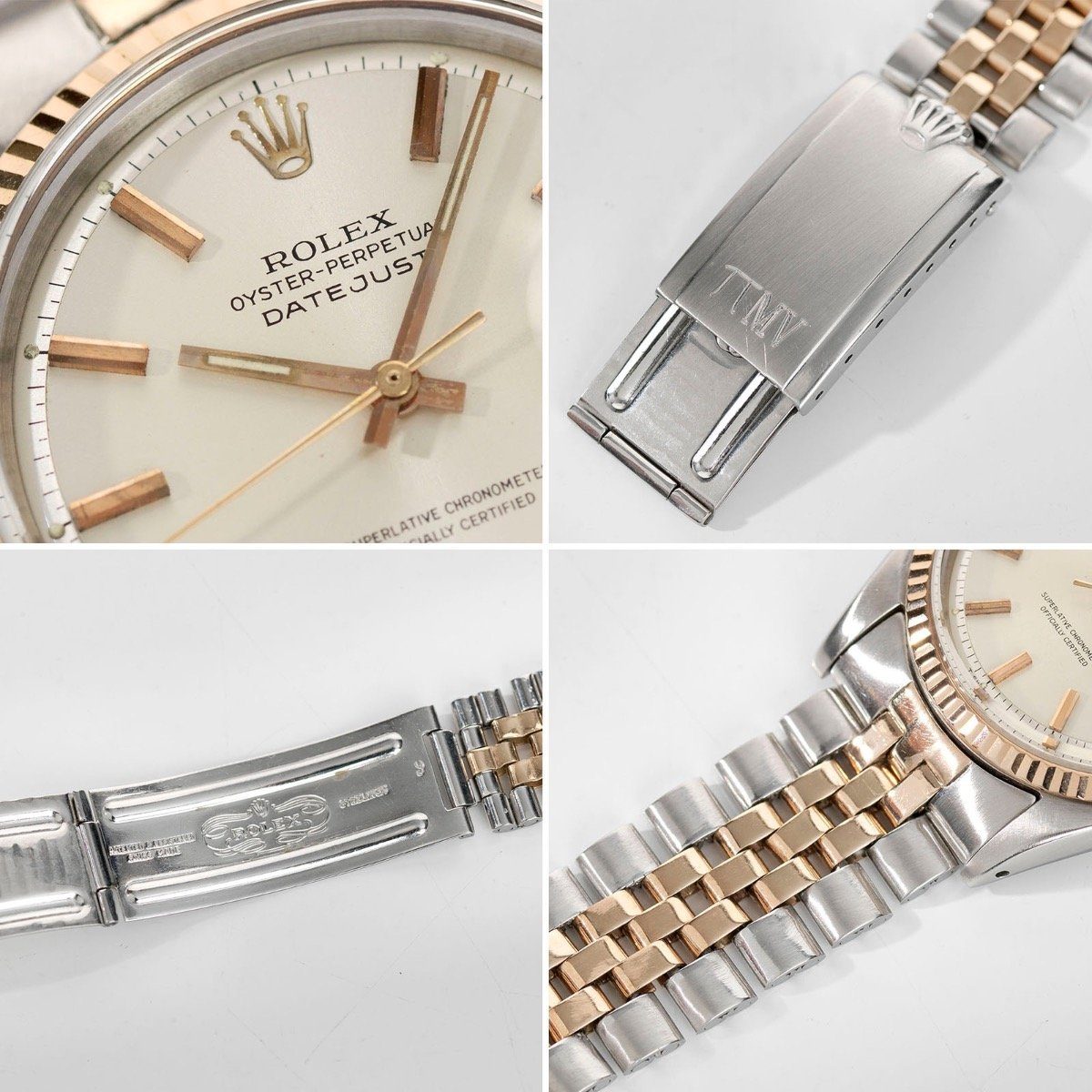 Rolex Datejust Two Tone ‘Rose’ Gold 1601