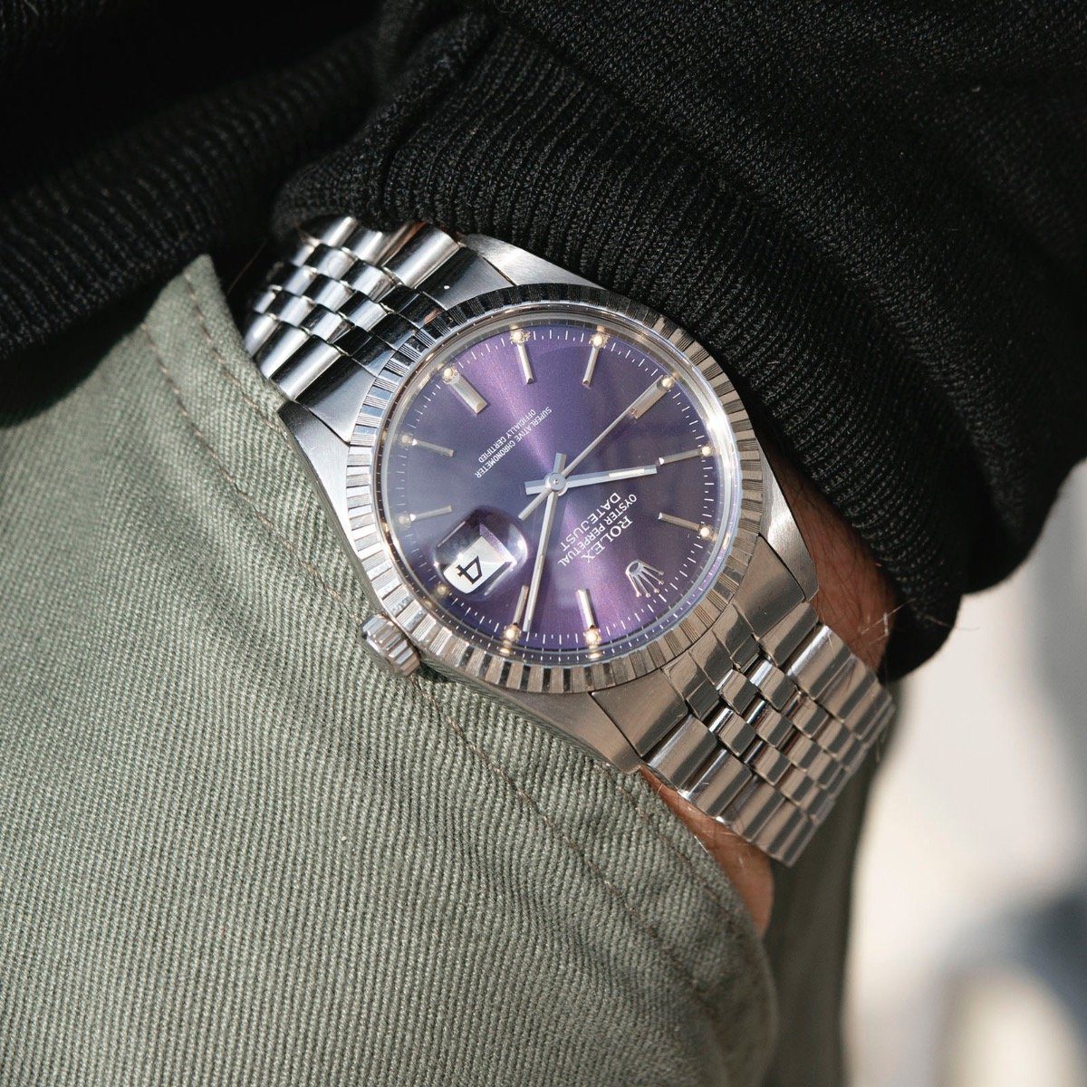 Rolex Datejust The Purple Rain 16030 Full Set