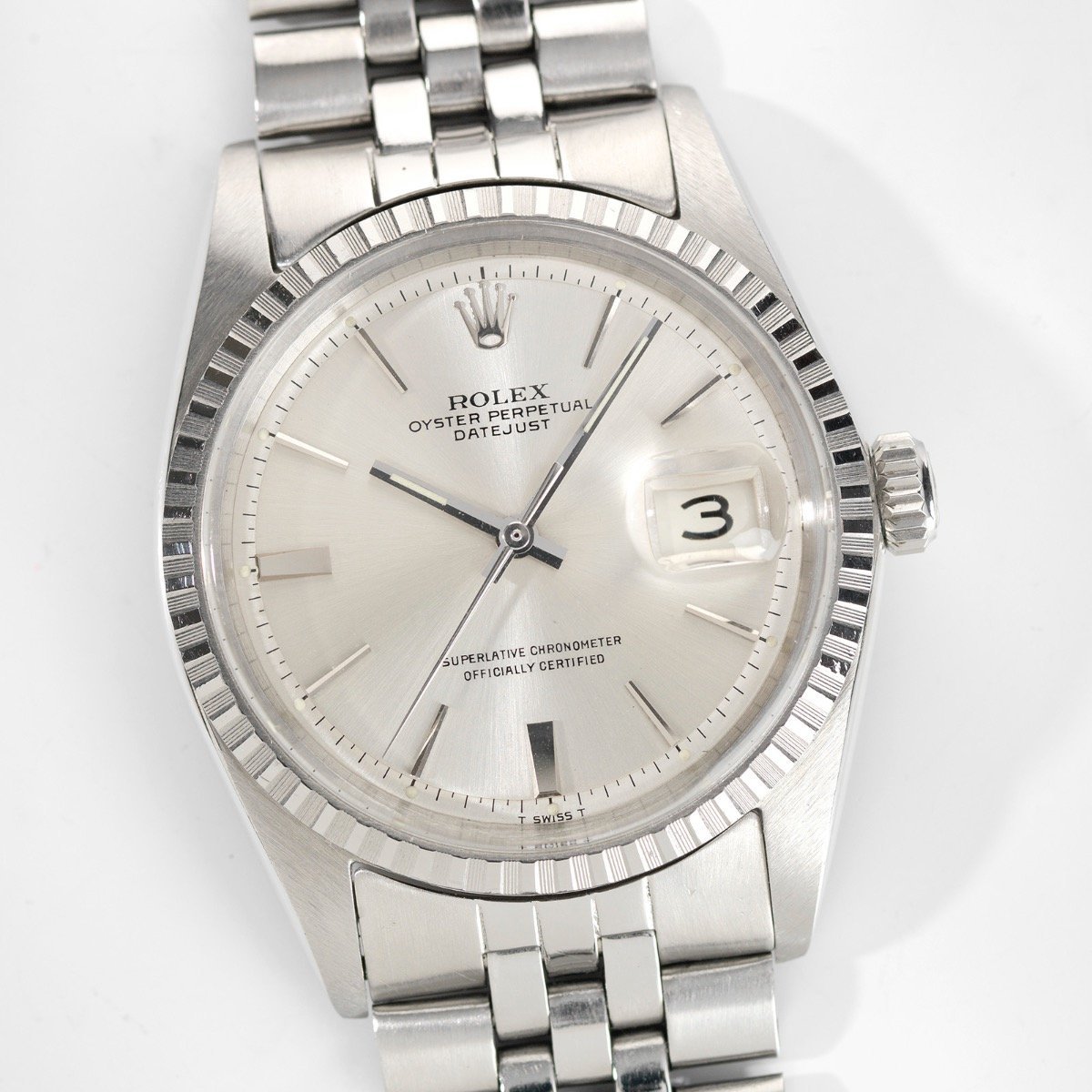 Rolex Datejust Silver Door-Stop Dial 1603