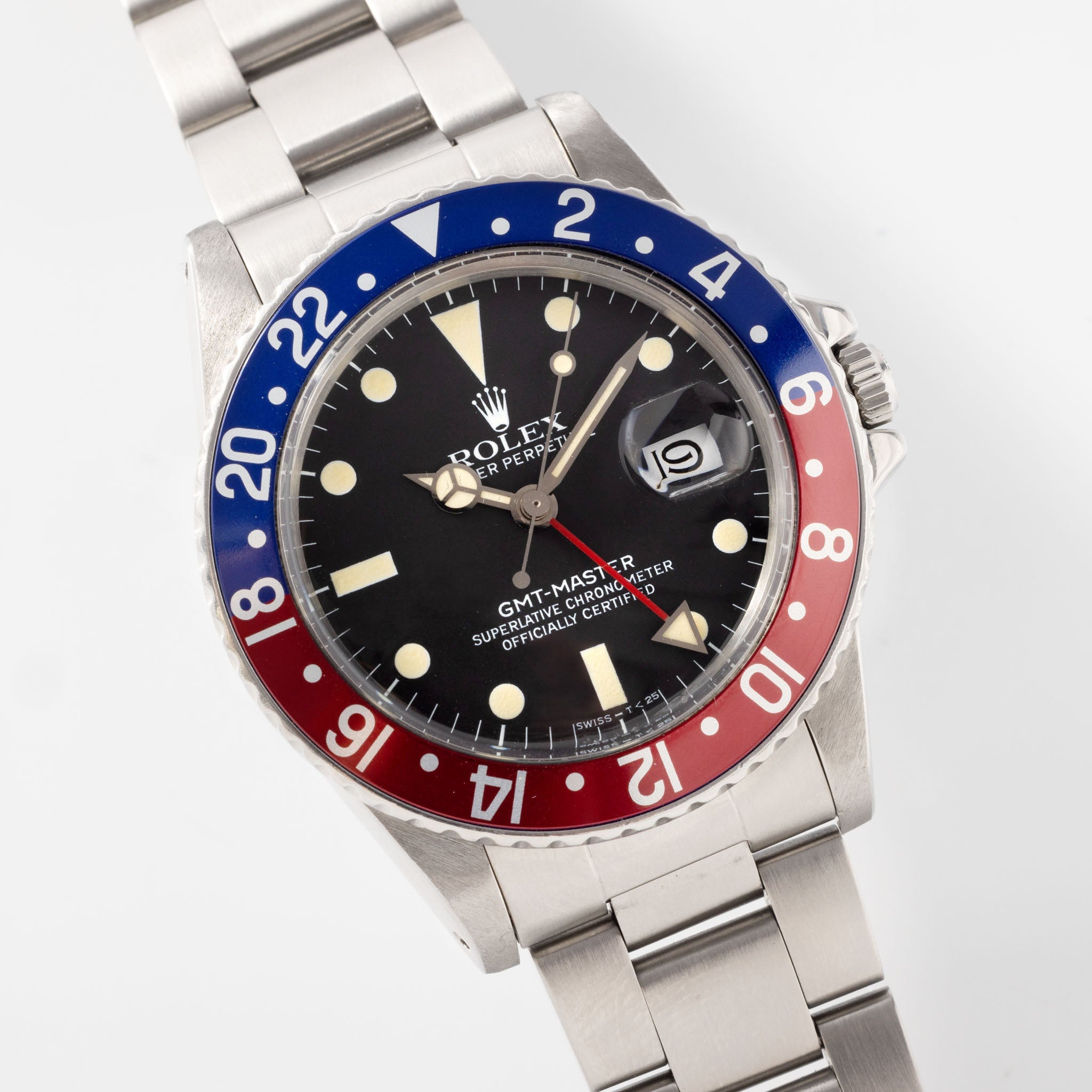 Rolex GMT-Master 16750 Pepsi Matte Dial Box and Papers Set