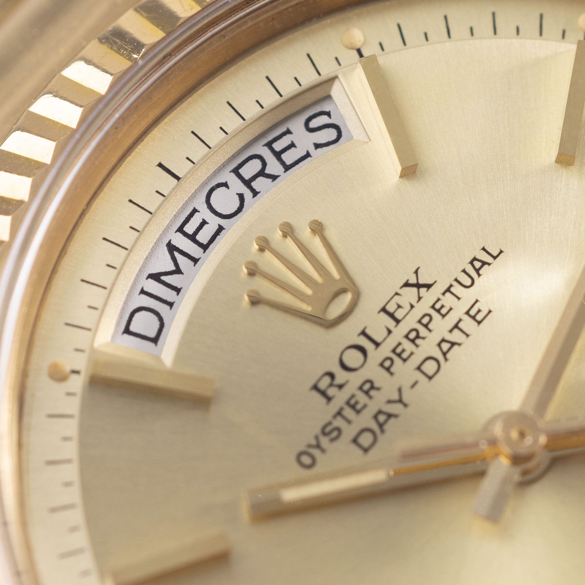 Rolex Day-Date 1803 Yellow Gold Champagne Dial