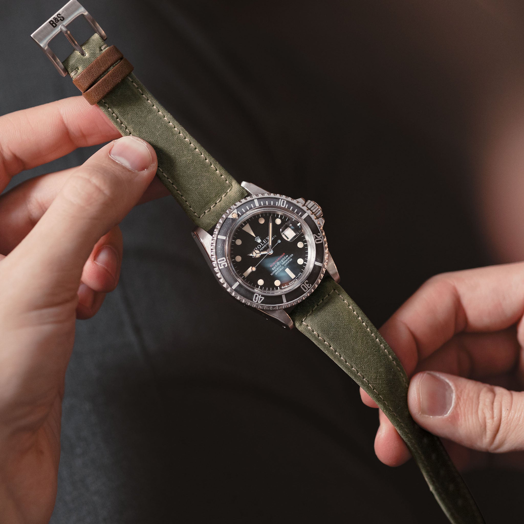 The Highlands Horlogeband - Gemaakt van Vintage Barbour Jassen - Jubileum Editie