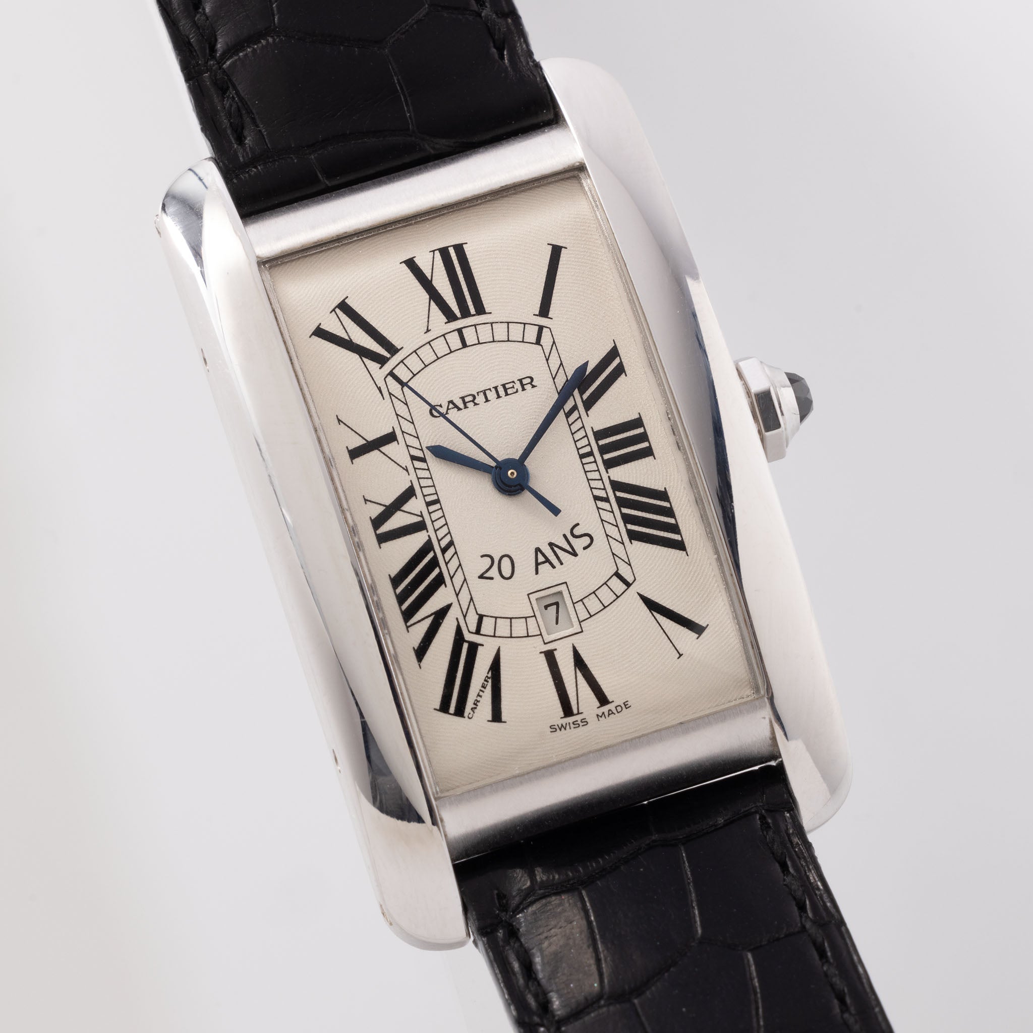 Cartier Tank Americaine White Gold 20 Year Award Ref 1741