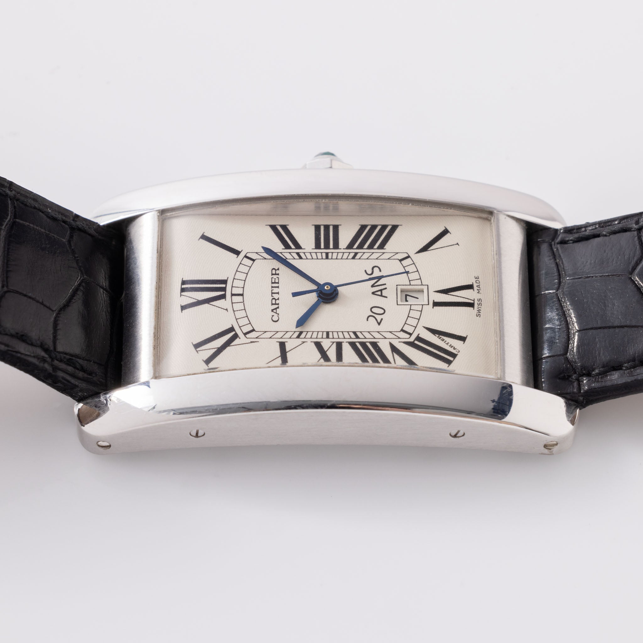 Cartier Tank Americaine White Gold 20 Year Award Ref 1741