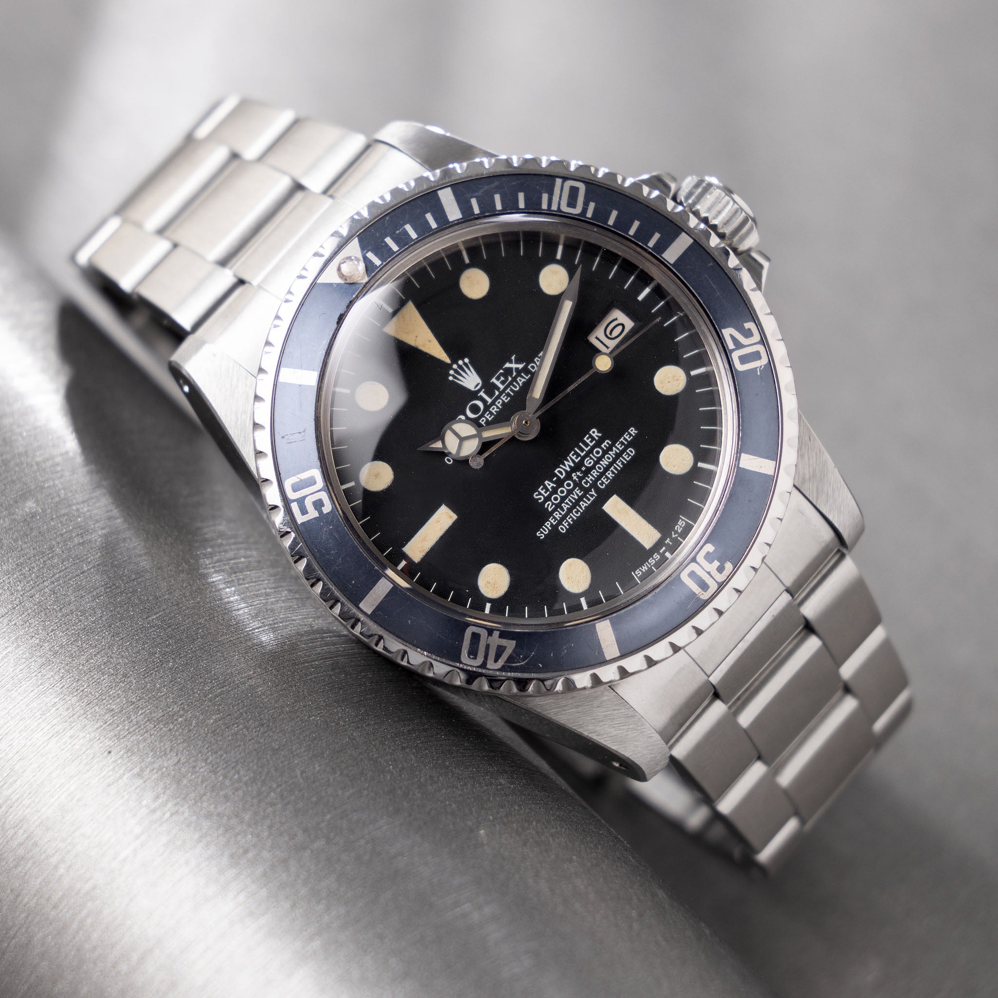 Rolex Seadweller Mk 1 ‘Great White’ Dial Ref 1665