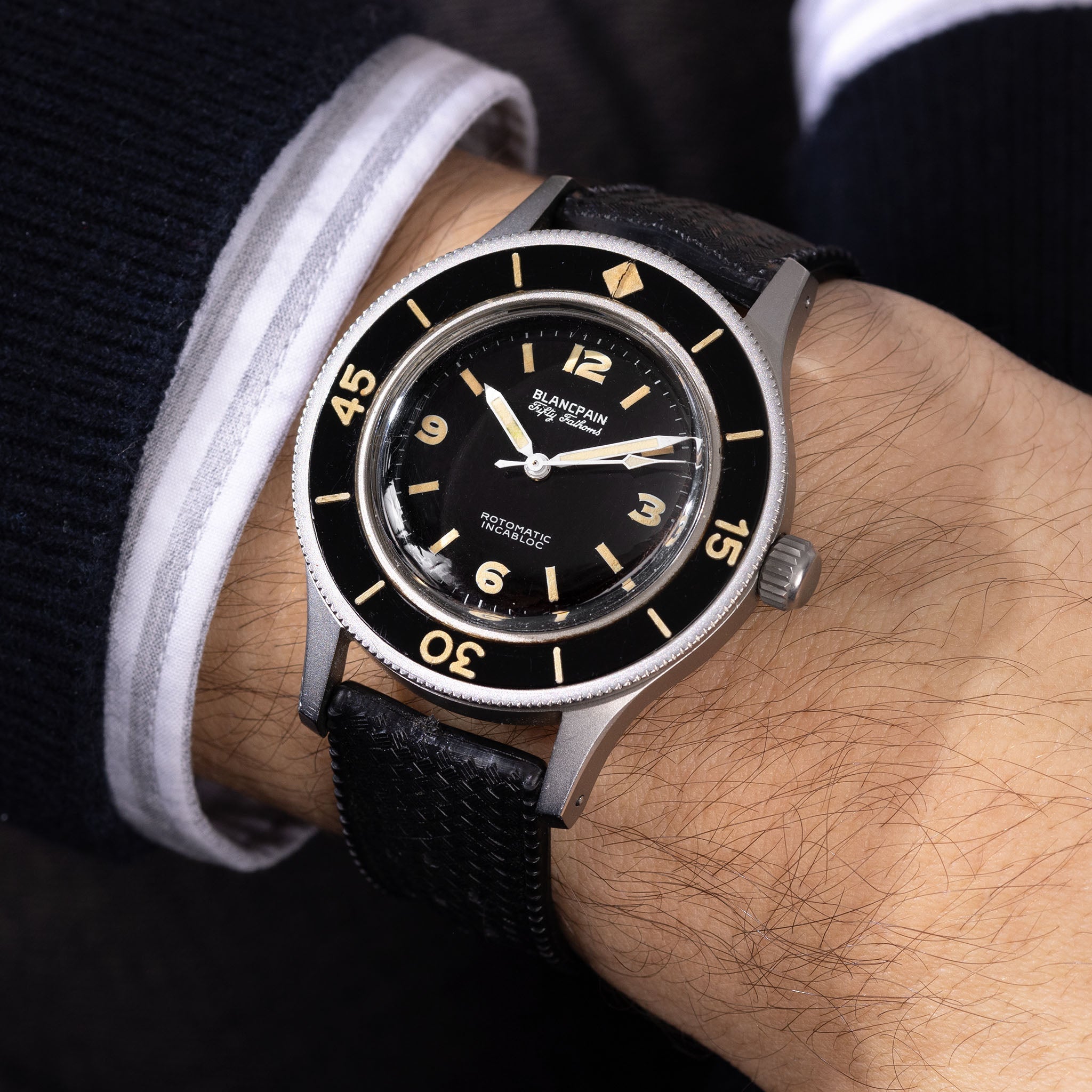 Original blancpain fifty fathoms sale