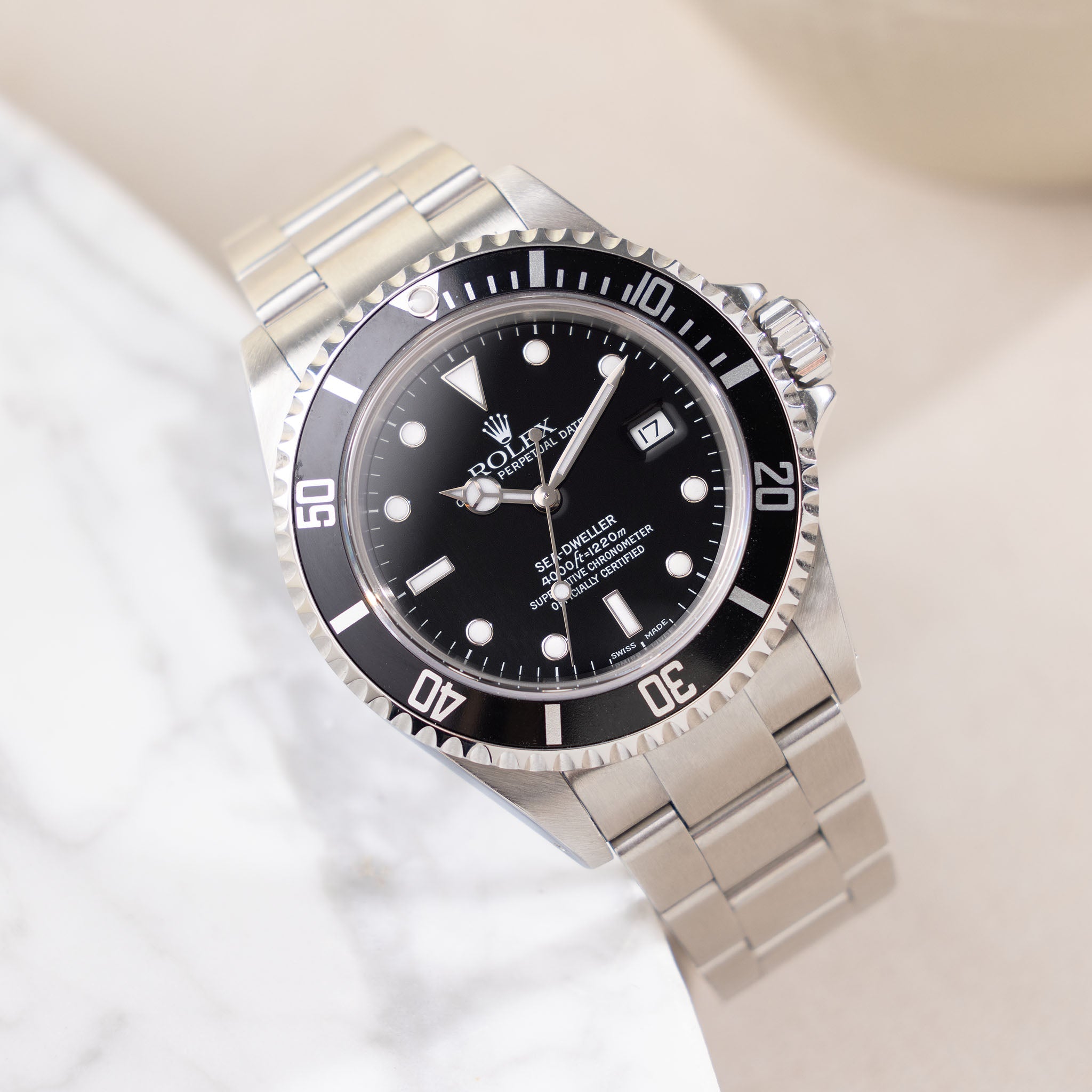 Rolex Seadweller Swiss Made Dial Ref 16600 