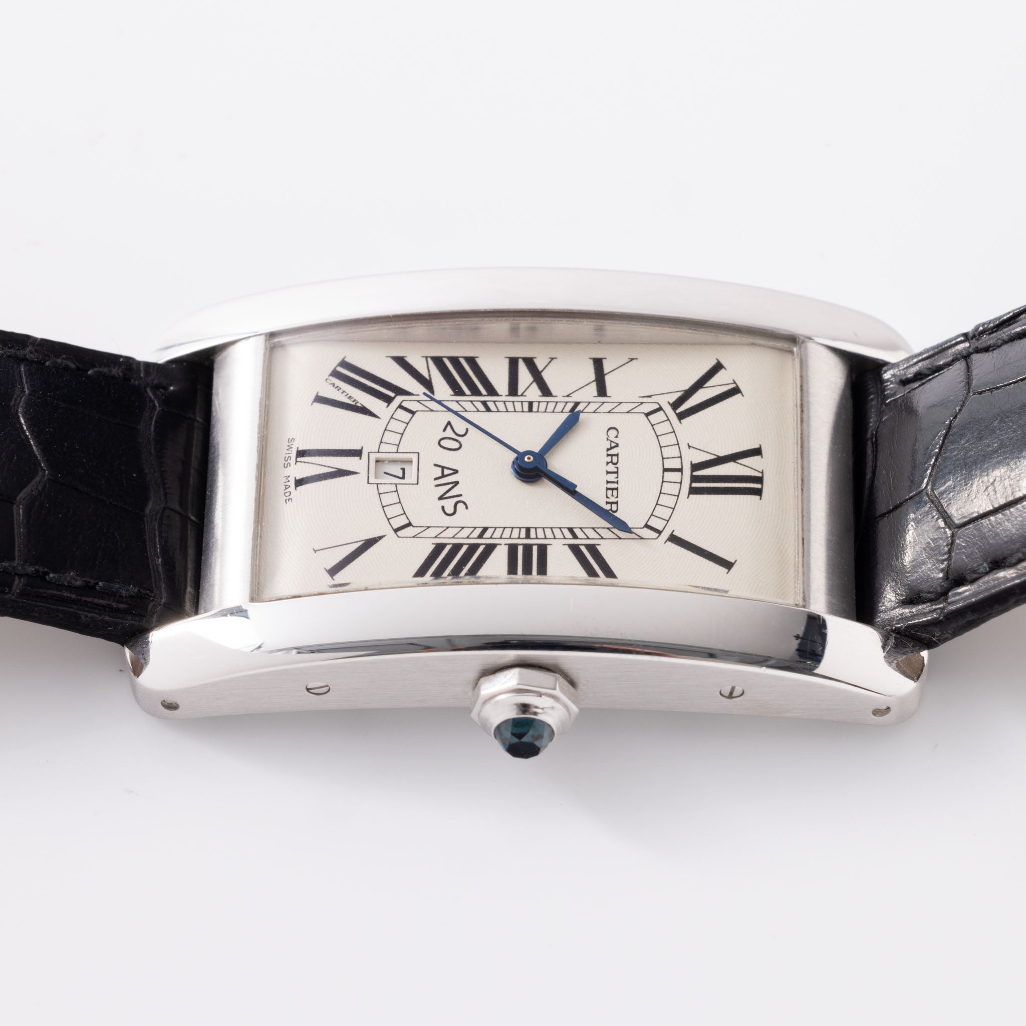 Cartier Tank Americaine White Gold 20 Year Award Ref 1741